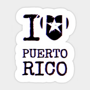 I heart puerto rico Sticker